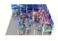 Equipamento interno do campo de jogos das crianças comerciais do centro do jogo com parede de escalada