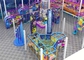 Equipamento interno do campo de jogos das crianças comerciais do centro do jogo com parede de escalada