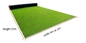 GV escuro - PE artificial PP da esteira verde 4*25m do assoalho da grama de verde do alto densidade